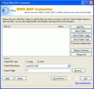 DWG to DXF Converter Any screenshot